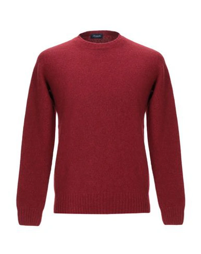 Drumohr Sweaters In Brick Red