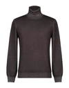 Gran Sasso Turtlenecks In Dark Brown