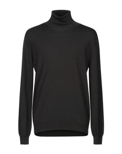 Zanone Turtlenecks In Dark Green