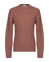 Authentic Original Vintage Style Sweater In Rust