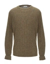 Authentic Original Vintage Style Sweater In Military Green
