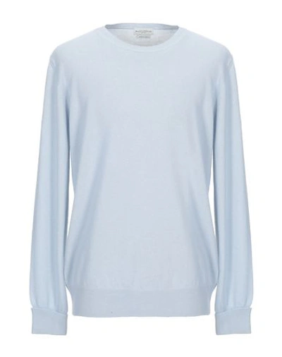 Ballantyne Cashmere Blend In Sky Blue