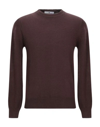 Pierre Balmain Sweater In Dark Brown