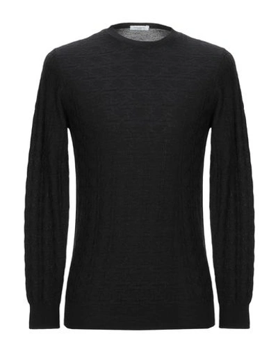 Paolo Pecora Sweaters In Black