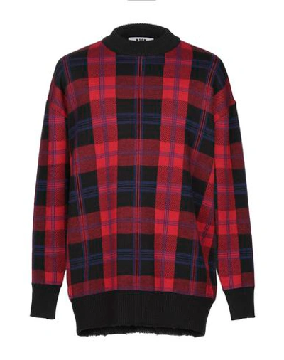 Msgm Sweaters In Red