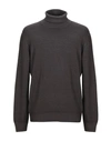 Gran Sasso Turtlenecks In Dark Brown