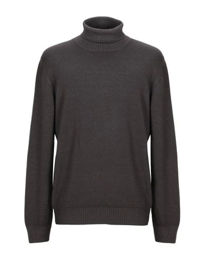 Gran Sasso Turtlenecks In Dark Brown