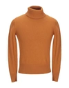 Paolo Pecora Turtlenecks In Ocher
