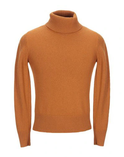 Paolo Pecora Turtlenecks In Ocher