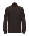 Jeordie's Turtleneck In Dark Brown