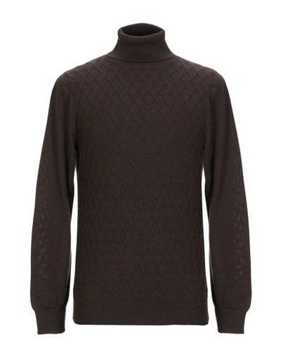 Jeordie's Turtleneck In Dark Brown