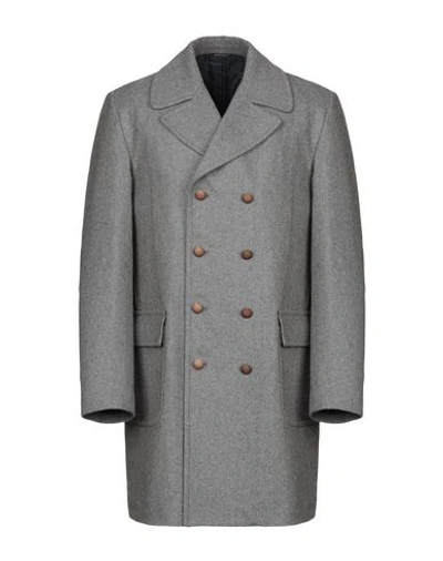 Grey Daniele Alessandrini Coat In Grey