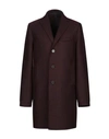 Harris Wharf London Full-length Jacket In Deep Purple