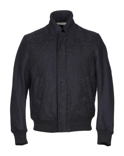 Emporio Armani Jackets In Dark Blue
