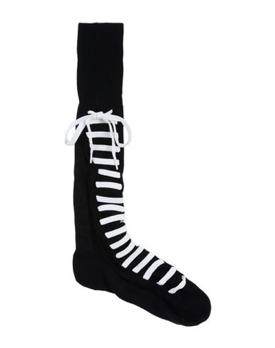 Maison Margiela Short Socks In Black