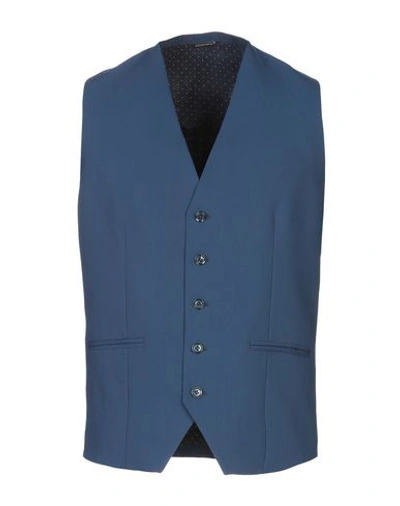 Emporio Armani Suit Vest In Blue