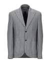 Grey Daniele Alessandrini Suit Jackets In Grey