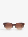THIERRY LASRY CAT-EYE FRAME SUNGLASSES,779-10017-410000298237