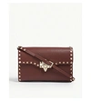 VALENTINO GARAVANI ROCKSTUD LEATHER SATCHEL