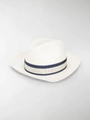 BORSALINO BOW-DETAIL PANAMA HAT,23217513730079