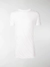 RICK OWENS MID-LENGTH T-SHIRT,RU19F4256UC13097886