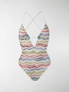 MISSONI ZIGZAG PATTERN SWIMSUIT,MMP00103BK003R14060053