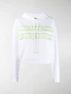 MCQ BY ALEXANDER MCQUEEN EMBROIDERED LOGO HOODIE,451094RNT2914140406