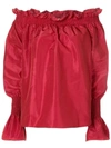 ADAM LIPPES OFF-THE-SHOULDER BLOUSE