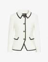 BOUTIQUE MOSCHINO Mat jacket with piping