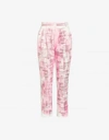 MOSCHINO Pants in cotton canvas and linen Brushstroke Tweed