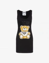MOSCHINO Jersey dress Brushstroke Teddy Bear