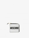 MOSCHINO LEATHER WALLET WITH LOGO