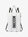 MOSCHINO Leather clutch backpack