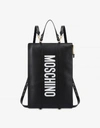 MOSCHINO Leather clutch backpack