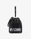 MOSCHINO Bucket bag with logo