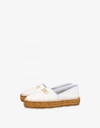 LOVE MOSCHINO Nappa leather espadrilles with studded logo