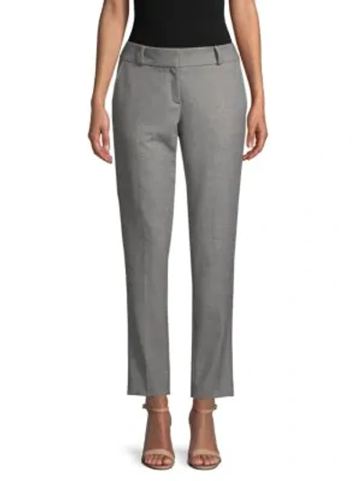 Barbara Lohmann Gusta Stretch Wool Ankle Pants In Indigo