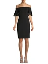 CALVIN KLEIN COLLECTION OFF-THE-SHOULDER SHEATH DRESS,0400011068116