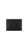 SAINT LAURENT MONOGRAM CREDIT CARD HOLDER,SLAU-MY52