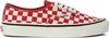 VANS AUTHENTIC 44 trainers,VN0A38ENVL1 RED CHECK