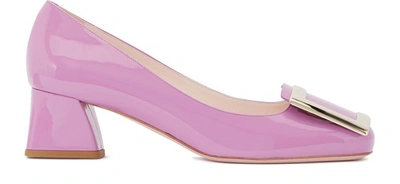 Roger Vivier Très Vivier Pumps In Viola Campanula