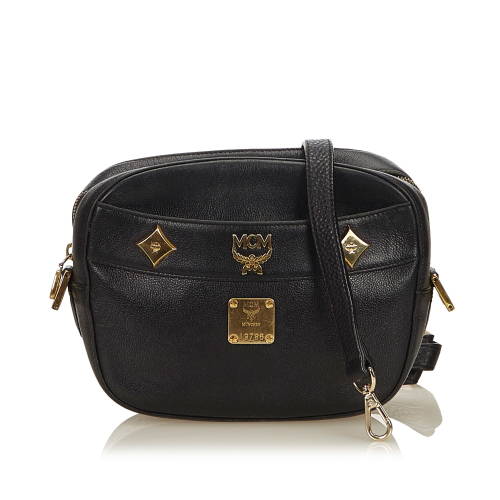 mcm black crossbody