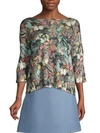 VALENTINO Butterfly Print Cashmere Sweater