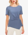 VINCE CAMUTO PLEATED ASYMMETRICAL TOP