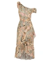 ULLA JOHNSON ULLA JOHNSON UMA BIRDS OF PARADISE VOILE DRESS,060029904628