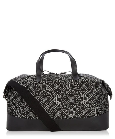 Liberty London Harlequin Jacquard Weekender Bag In Black