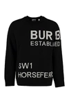 BURBERRY INTARSIA CREW-NECK jumper,10977523