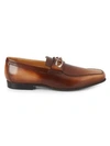 Corthay Cannes Leather Loafers In Beige