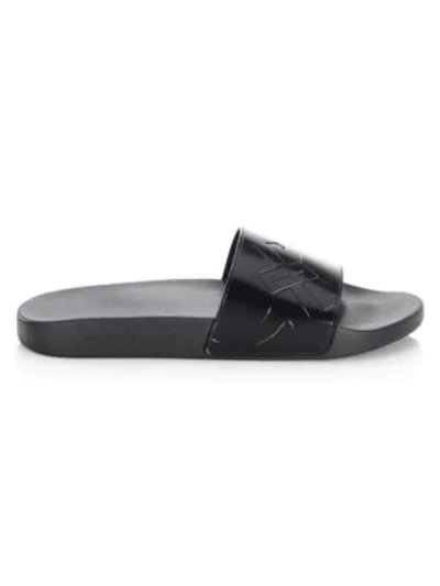 Ferragamo Dash Slide Sandals In Black
