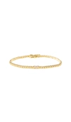 The M Jewelers Ny The Colored Stone Tennis Bracelet In Metallic Gold. In White